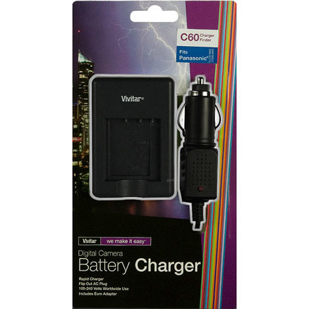 Vivitar VIVSCBCE10 Charger with Flip-Out AC Plug