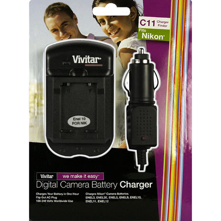 Vivitar Universal Battery Charger for Nikon Li-ion