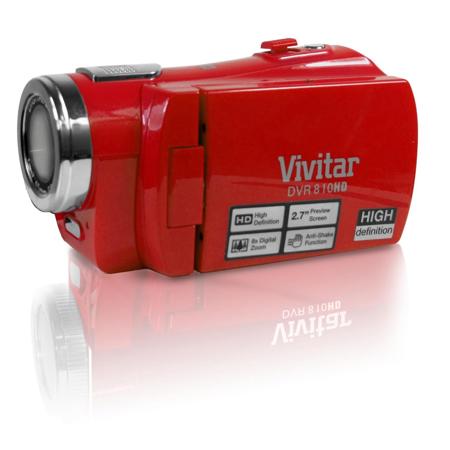 Vivitar DVR 810HD Digital Video Recorder Camcorder, Straw