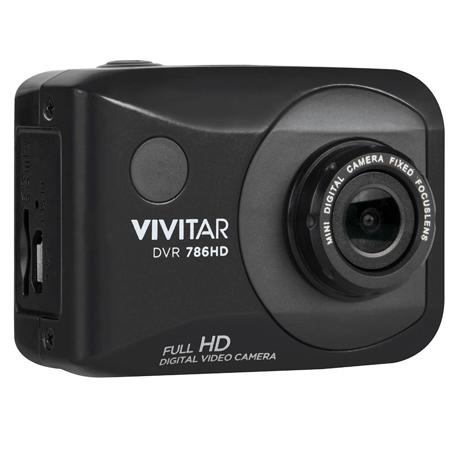 Vivitar DVR 786HD 12MP Action Camera, 2" Screen Size, Black