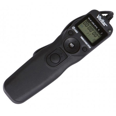 Vivitar LCD Digital Timer Shutter Release for Nikon D300S/D700 SLR Cameras
