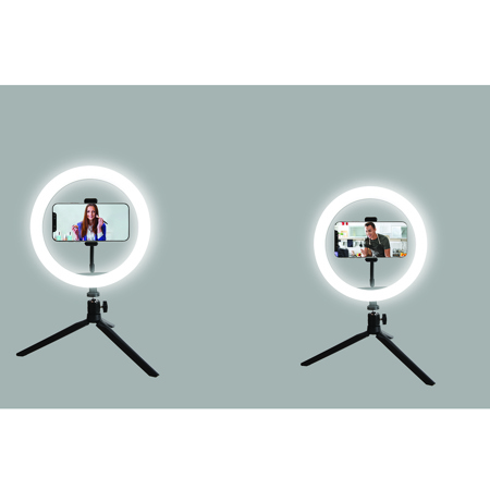 Vivitar Go Live with the Vlogger Series 8" Streaming Essentials LED Ring Light