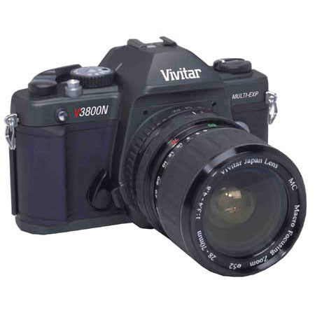 Vivitar V3800N SLR Multi Exposure Camera, Zoom Lens