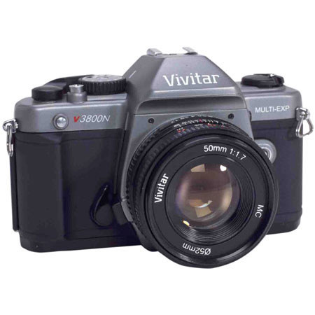 Vivitar V3800N SLR Multi Exposure Camera, 50/1.7 Lens