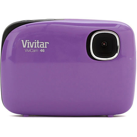 Vivitar ViviCam 46 Digital Camera, Purple