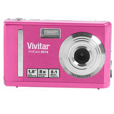 Vivitar V8018PINK Vivicam 8018 8.1MP Digital Camera
