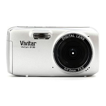 Vivitar ViviCam S130 Digital Camera, White