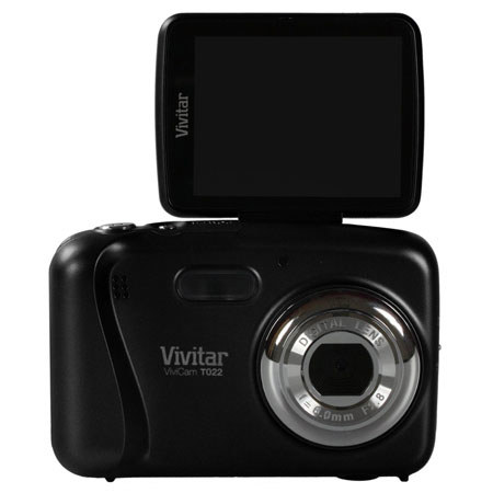 Vivitar ViviCam T022 Digital Camera, Black