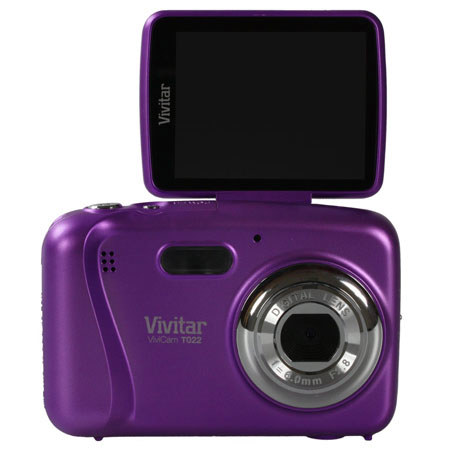 Vivitar ViviCam T022 Digital Camera, Purple