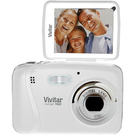 Vivitar ViviCam T022 Digital Camera, White
