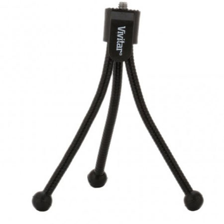 Vivitar VT-2 1 Aluminum Tripod- Black