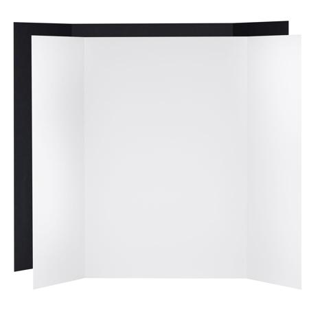 V-Flat World Tabletop V-Flat Large (3'x4'), 2-Pack, 1-White & 1-Black