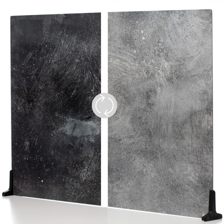 V-FLAT WORLD Duo Board - 30x40" Double Sided Surface Board, Gray Chalk/Dark Chalk