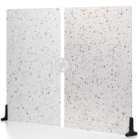 V-FLAT WORLD Duo Board - 30x40" Double Sided Surface Board, Terrazzo A/Terrazzo B