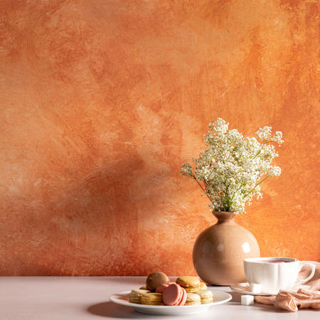 V-FLAT WORLD Duo Board - 24x24" Surface Board, French Clay/Terracotta Blush