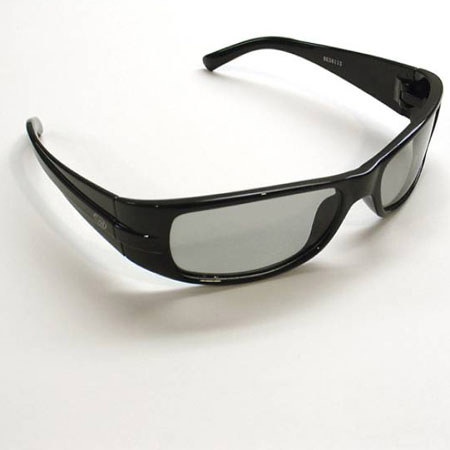 Visual World Passive 3D Glasses Child Racing Strip, Black