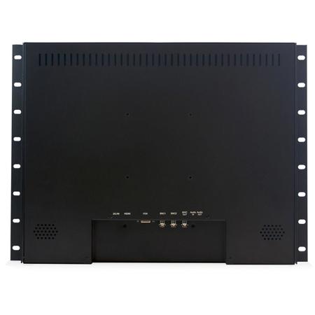 ViewZ VZ-191RCR 19 8U Rack Mount LED CCTV Monitor with Built-In Speakers