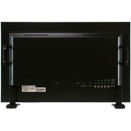 ViewZ VZ-24HX 24" Metal Bezel Hybrid Full HD LED CCTV Monitor, Built-in Speakers