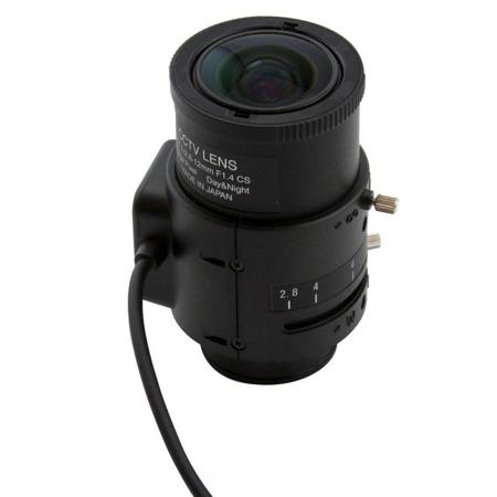 ViewZ 3MP 2.8-12mm F1.4 Day & Night IR Vari-Focal Lens, CS-Mount, DC Auto-Iris