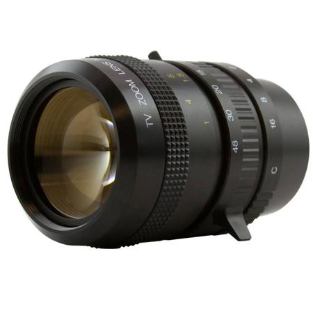 ViewZ 8-48mm F1.0 Manual Zoom Lens with C-Mount, Manual Iris, Molded Body