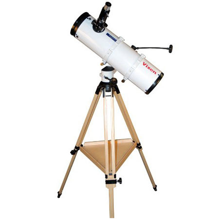 Vixen Optics R130Sf Newtonian Telescope with StarGuy Alt Az Wood Tripod
