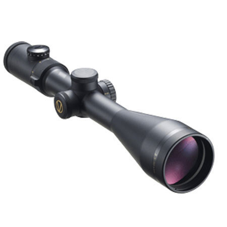 Vixen 2.5-10x56mm Rifle Scope, Matte Black Finish with Illuminated V4-Dot Reticle, Side Focus, 30mm Tube