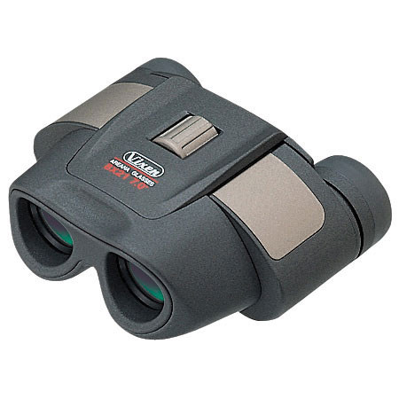 Vixen 8x21 Compact Arena, Weather Resistant Porro Prism Wide Angle Binocular with 7° Angle of View, Black Trim.