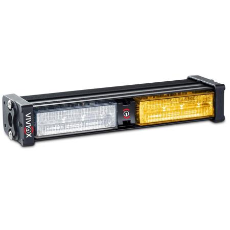 Viviox Dynalight S2400 2 Head Emergency Rebel LED Light, Clear and Amber