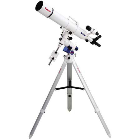 Vixen ED115S, 115mm, 4.5", Refractor Optical Tube with GPD2 Mount, HAL130 Tripod, 2 Eyepieces