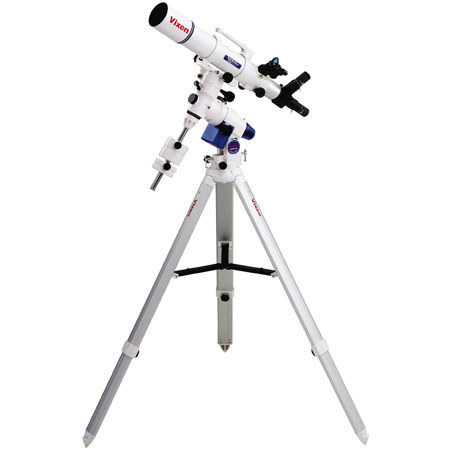 Vixen ED81S Refractor Telescope Optical Tube with GPD2 Equatorial Mount and HAL-130 GP Aluminum Tripod, NLV 25mm Eyepiece.