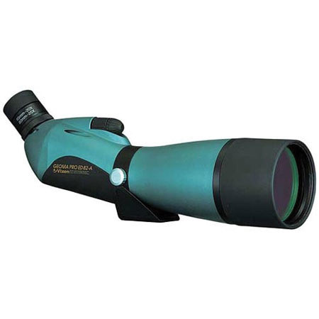 Vixen Geoma Pro ED 82A Waterproof Spotting Scope 45° Angled, with GLH-48 Zoom Eyepiece and Aiming Sight, on Porta Mount