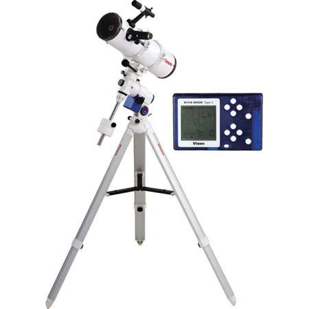Vixen R130Sf, 5" Reflector Optical Tube Assembly with GP2 Mount, HAL130 Tripod & Star Book S
