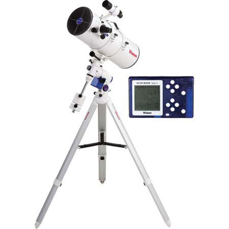 Vixen R200SS, 8" Newtonian Reflector Optical Tube Assembly with GP2 Equatorial Mount, Tripod & Starbook S
