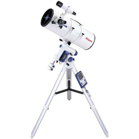 Vixen R200SS, 8" Newtonian Reflector SX Trim 200mm Diameter Optical Tube Telescope with Sphinx Mount and HAL 130 Tripod