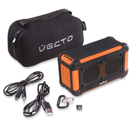 Veho VXS-002 360 Deg Vecto Wireless Speaker, Single, Sports Orange
