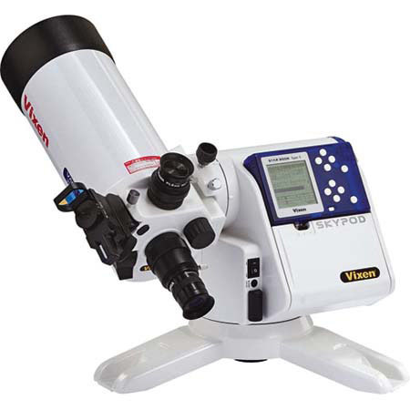 Vixen VMC110L, 110mm, 4.3", Maksutov-Cassegrain Optical Tube with SkyPod Mount & Tabletop Tripod