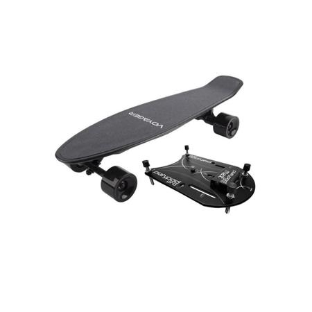 Voyager Neutrino Electric Skateboard with Platypod Max Plate Camera Support