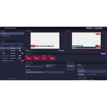 Vizrt Viz Flowics Professional with Single Output, 1 Year Subscription