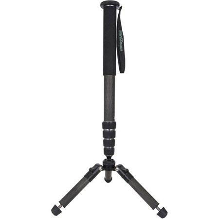 VariZoom Chickenfoot Carbon Fiber 4-Section Monopod with Fold-Down Tripod Foot