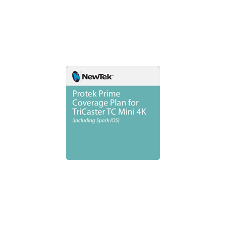 Vizrt Protek Prime 1 Year Coverage Plan for TriCaster TC Mini 4K, Download