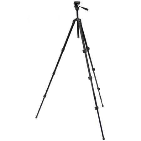 VariZoom TP1064 4-section Aluminum Tripod with PLATFORM Head - Black