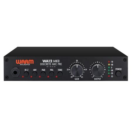 Warm Audio WA12 MKII Single-Channel Discrete Preamplifier, Black