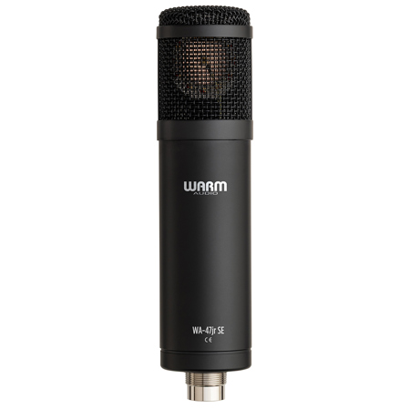 Warm Audio WA-47jr '47Style Studio Essential Large Diaphragm Cardioid Microphone Black