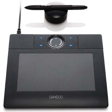 Wacom MTE450 Bamboo Small Size Tablet f/Mac & PC, Black