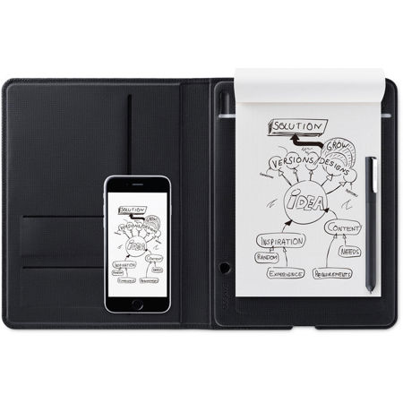 Wacom Bamboo Folio Smartpad, Small, Dark Gray