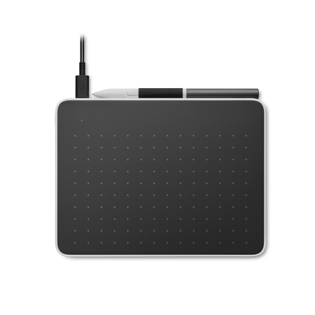 Wacom One S Bluetooth Creative Pen Tablet, White CTC4110WLW0A