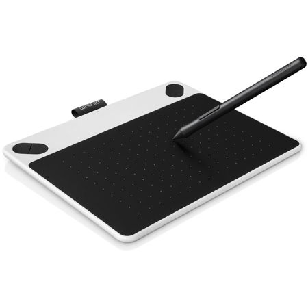Wacom Intuos Draw Creative Pen Tablet, Small White - Refurbished by Wacom