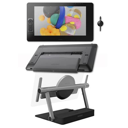 Wacom Cintiq Pro 24" Pen & Touch Display W/Wacom Cintiq 3D E3-1505M & Desk Stand