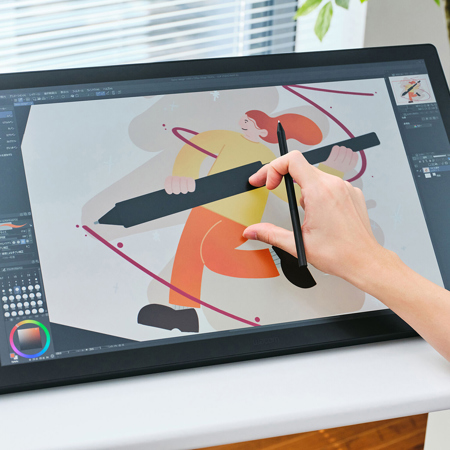 Touch Screen Drawing Tablet Wacom Cintiq 24 Creative Pen And Touch