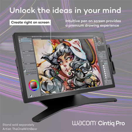 Wacom Cintiq Pro 27 Creative Pen & Touch Display DTH271K0A - Adorama